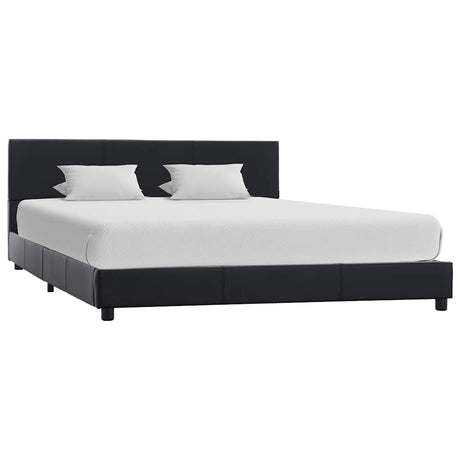 Vidaxl bedframe kunstleer zwart 140x200 cm