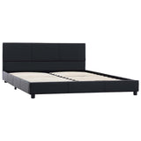 Vidaxl bedframe kunstleer zwart 160x200 cm