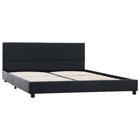 Vidaxl bedframe kunstleer zwart 160x200 cm