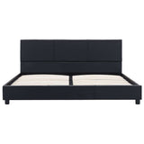 Vidaxl bedframe kunstleer zwart 160x200 cm