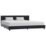 Vidaxl bedframe kunstleer zwart 180x200 cm