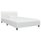 Vidaxl bedframe kunstleer wit 90x200 cm