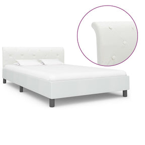 Vidaxl bedframe kunstleer wit 140x200 cm