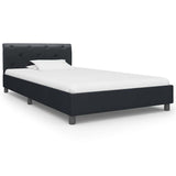 Vidaxl bedframe kunstleer zwart 100x200 cm
