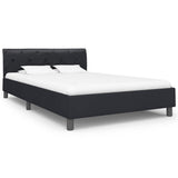 Vidaxl bedframe kunstleer zwart 120x200 cm