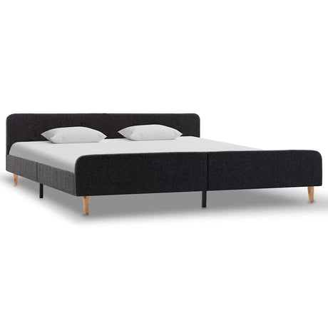 Vidaxl bedframe jute donkergrijs 180x200 cm
