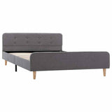 Vidaxl bedframe stof lichtgrijs 120x200 cm