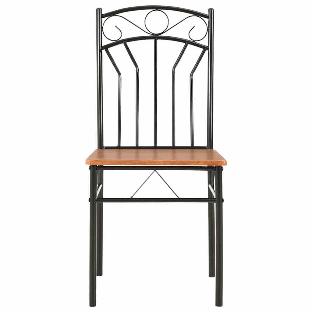 Vidaxl eetkamerstoelen 2 st mdf bruin