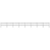 Vidaxl Gartenzaun mit Speerentop 13,6x1 m Stahl schwarz