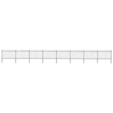 Vidaxl Gartenzaun mit Spears Top 13,6x1,2 m Stahl schwarz