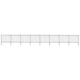 Vidaxl Gartenzaun mit Speeren Top 13,6x1,5 m Stahl schwarz