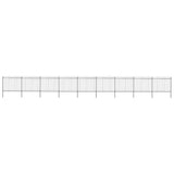 Vidaxl Gartenzaun mit Spears Top 15,3x1,5 m Stahl schwarz