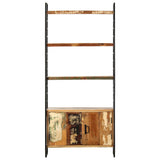 Vidaxl boekenkast met 4 schappen 80x30x180 cm massief gerecycled hout