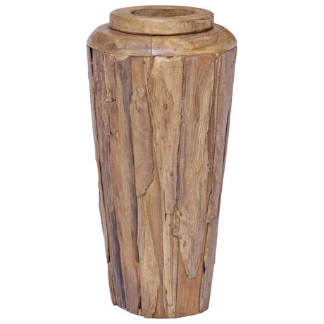 VidaXL Dekovase 40x80 cm aus massivem Teakholz