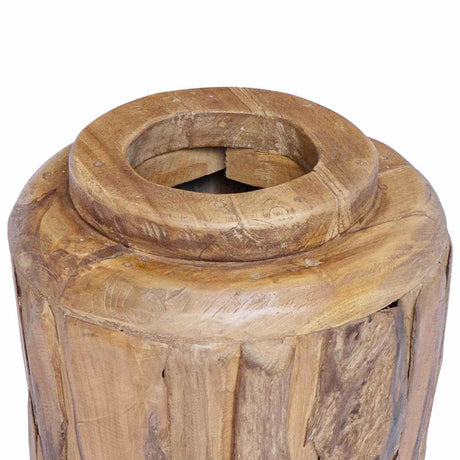 Vidaxx Dekovase 40x60 cm aus massivem Teakholz