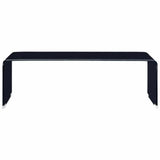Vidaxl salontafel 98x45x31 cm gehard glas zwart