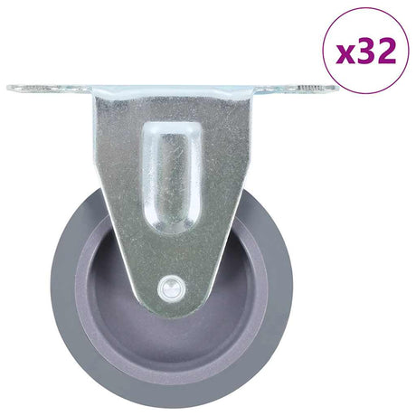 Vidaxl 32 st wielen vast 75 mm