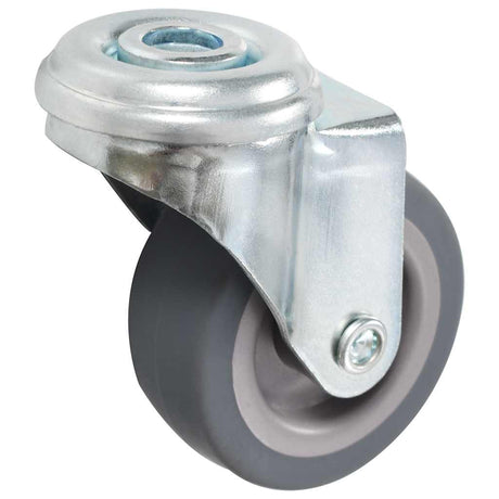 Vidaxl 8 st zwenkwielen met boutgaten 50 mm