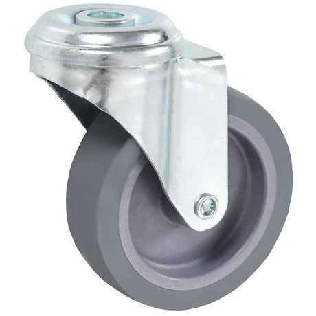 Vidaxl 32 st zwenkwielen met boutgaten 75 mm