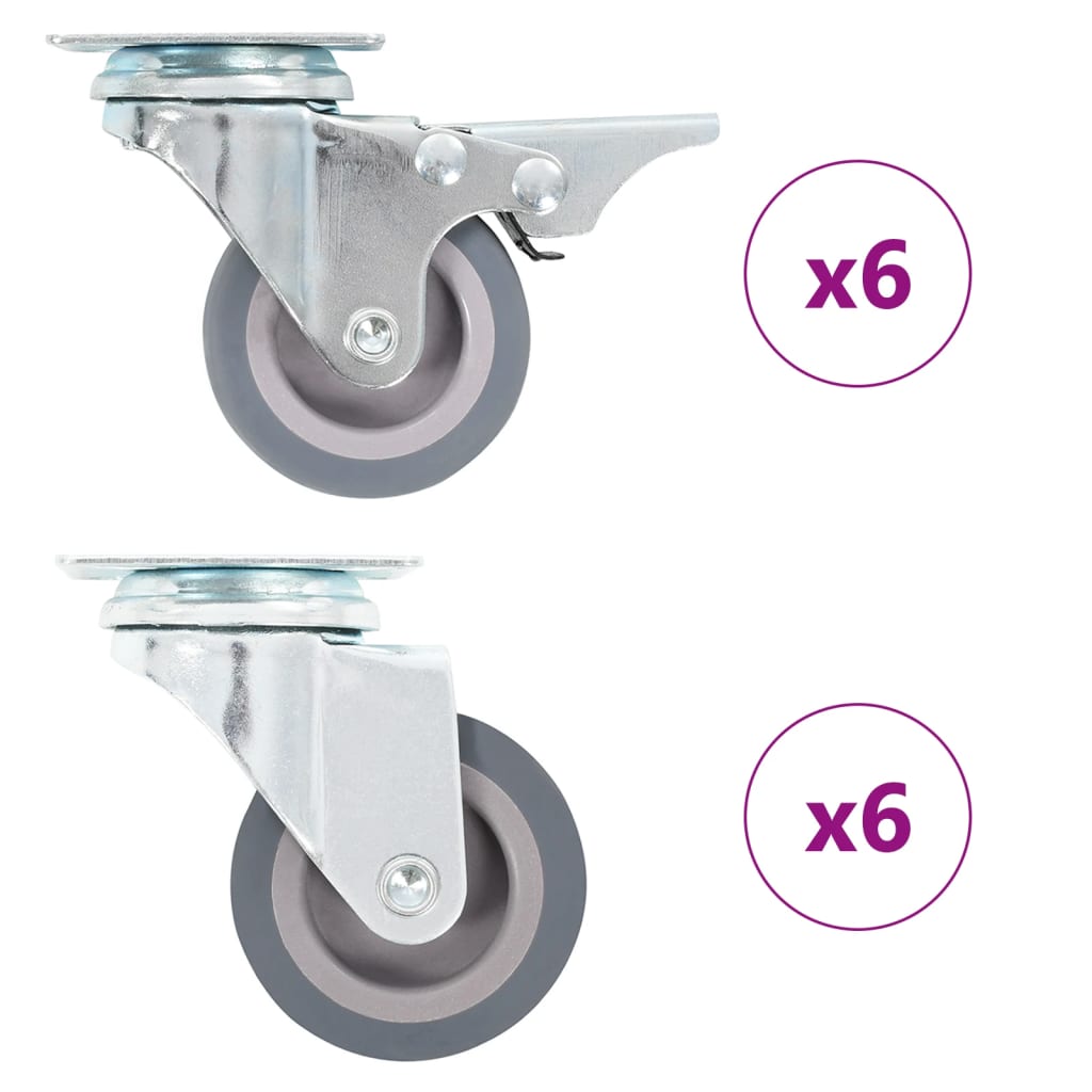 Vidaxxl 12 Stück Lenkräder 50 mm