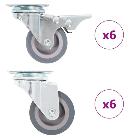 Vidaxxl 12 Stück Lenkräder 50 mm