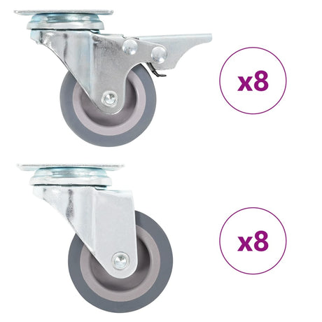 VidaXL 16 Stk. Rollen 50 mm