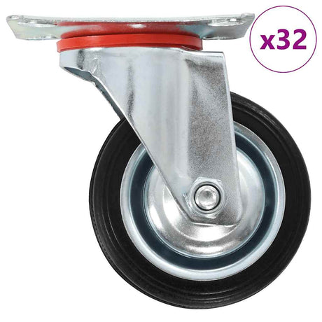 VidaXL 32 Stück Lenkräder 75 mm