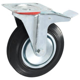 Vidaxl 8 st zwenkwielen 200 mm