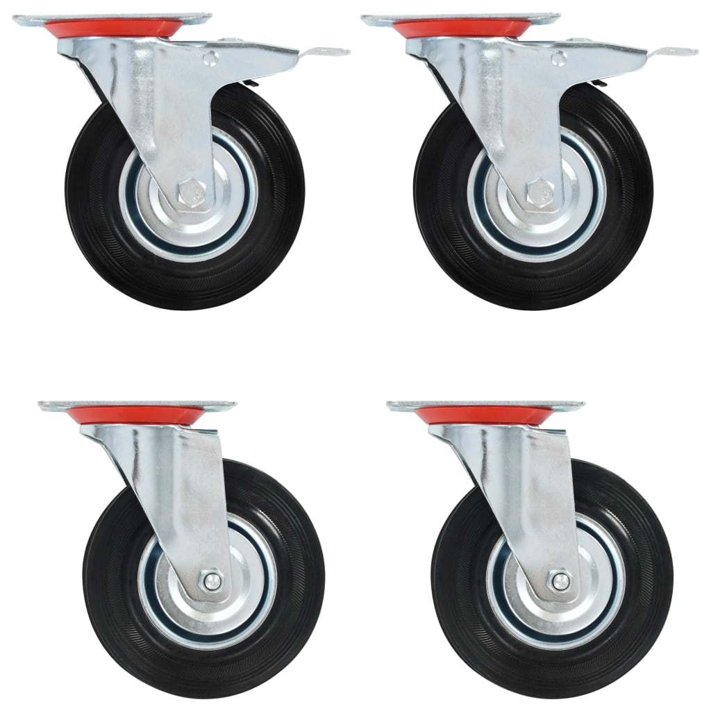 VidaXL 8 Stück Schwenkräder 125 mm