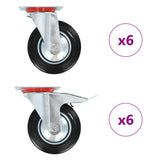 VidaXL 12 Stk. Rollen 160 mm