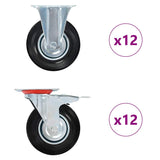 Vidaxl 24 st wielen 125 mm