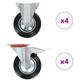 VidaXL 8 Stück Räder 160 mm