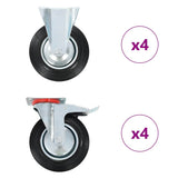 VidaXL 8 Stück Räder 200 mm