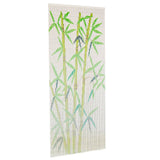 Vidaxx Fliegenvorhang 90x200 cm Bambus