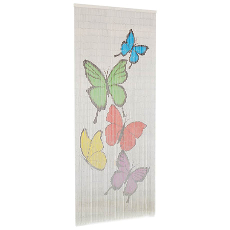 Vidaxx Fliegenvorhang 90x200 cm Bambus