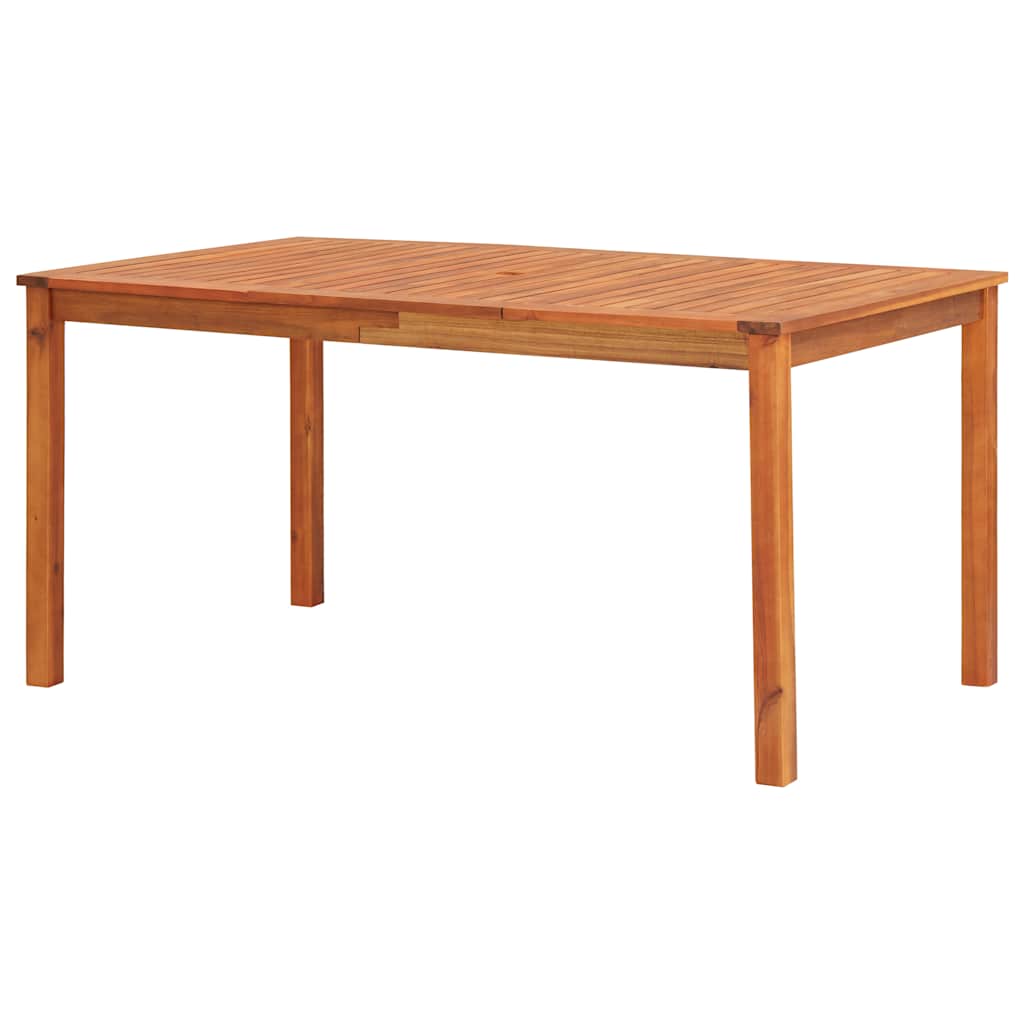 Vidaxl tuintafel 150x90x74 cm massief acaciahout