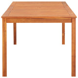 Vidaxl tuintafel 215x90x74 cm massief acaciahout