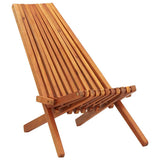 Vidaxl opvouwbare loungestoelen voor buiten, 2 stuks, massief acaciahout