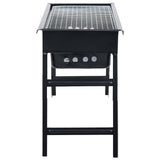 Vidaxl Campingbarbecue tragbar 60x22.5x33 cm rostfrei