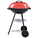 Vidaxl Bullet Barbecue Charcoal mit Rädern xxl 44 cm