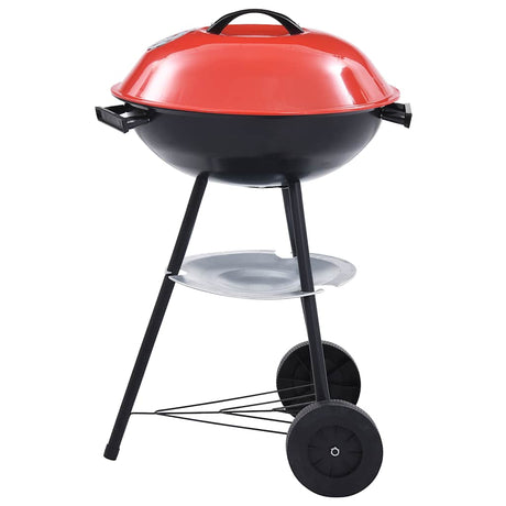 Vidaxl Bullet Barbecue Charcoal mit Rädern xxl 44 cm
