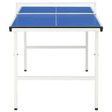 VIDAXL -TABELLE TEIL TABELLE MIT NET 5 Fuß 152 x 76 x 66 cm Blau