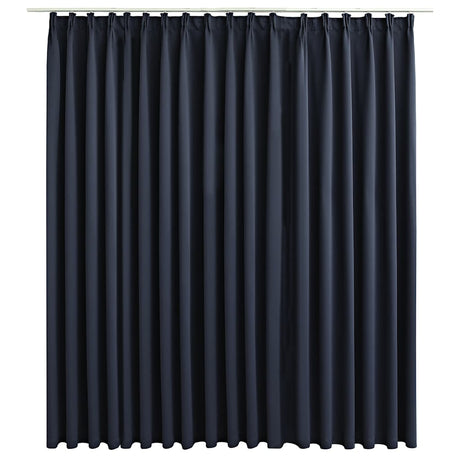 Vidaxl -Vorhang Blackout mit Haken 290x245 cm Anthrazit