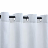 Vidaxl Vorhänge Blackout mit Ringen 2 ST 140x245 cm gebrochenes Weiß