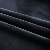 Vidaxl Vorhänge Blackout 2 STs mit Haken 140x225 cm Samt schwarz