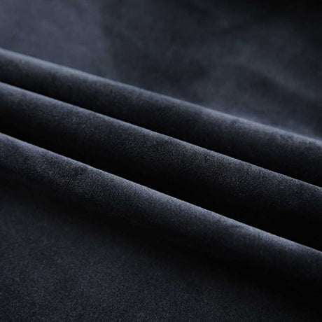 Vidaxl Vorhänge Blackout 2 STs mit Haken 140x225 cm Samt schwarz