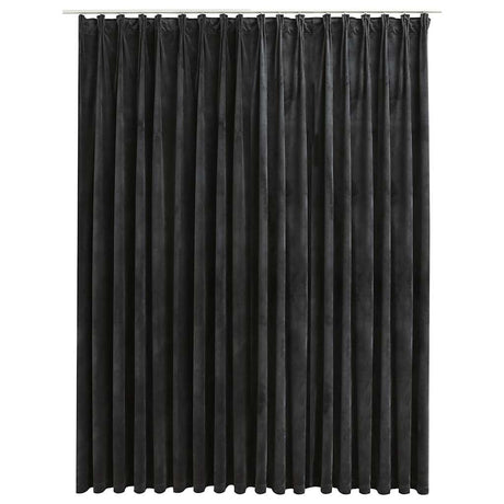 Vidaxl -Vorhang Blackout mit Haken 290x245 cm Samt -Anthrazit