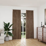 VIDAXL -Vorhänge Blackout 2 STs mit Haken 140x225 cm Samt Beige