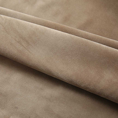 VIDAXL -Vorhänge Blackout 2 STs mit Haken 140x245 cm Samt Beige