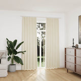VIDAXL -Vorhänge Blackout 2 STs mit Haken 140x225 cm Samtcreme